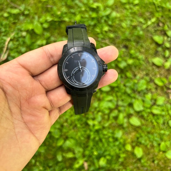 HAUREX WATCH MENS MADE IN ITALY  SWISS MOVEMENT watch black - Picture 3 of 11